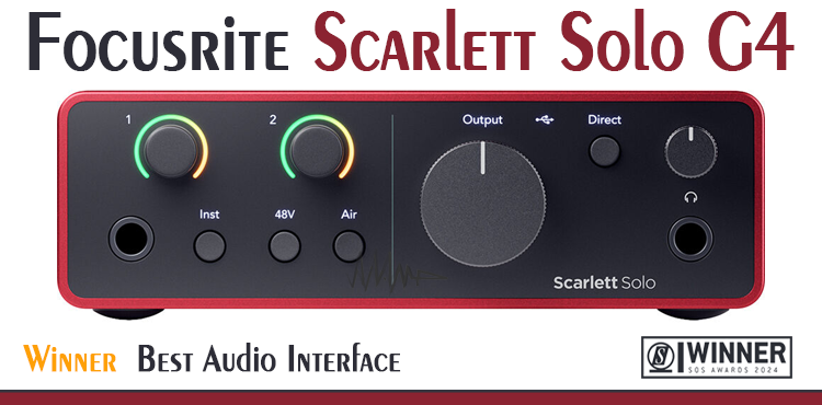 Focusrite Scarlett Solo G4 کارت صدا نسل چهار